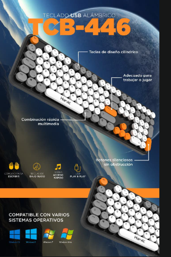 Teclado Harvic TCB-446