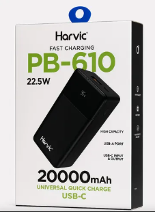 Power bank harvic pb610 20.000mah