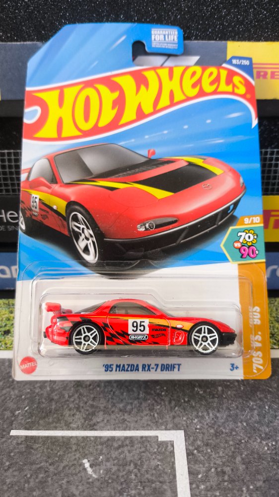 Mazda 95 RX-7 Rojo Hot Wheels