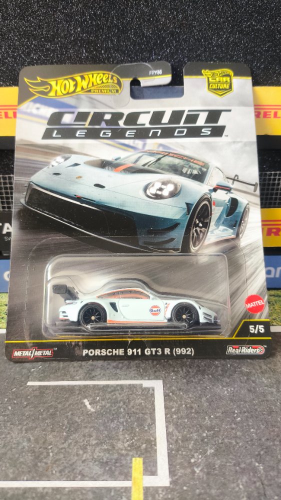 Porshe 911 GT3 Circuit Legens PREMIUM Hot Wheels