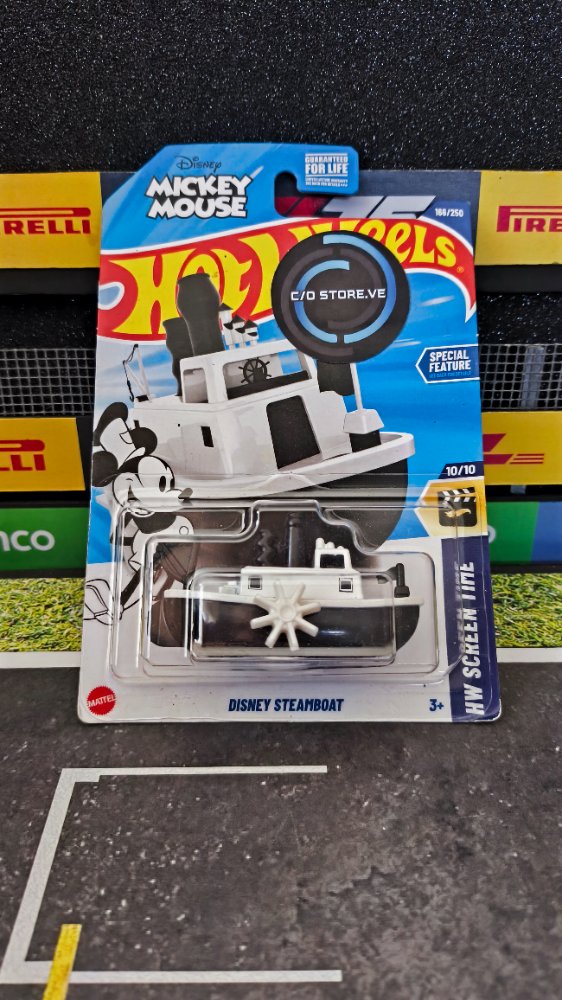 Disney Stamboat Hot Wheels