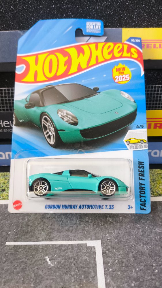 Gordon Murray T.33 Acuamarina Hot Wheels