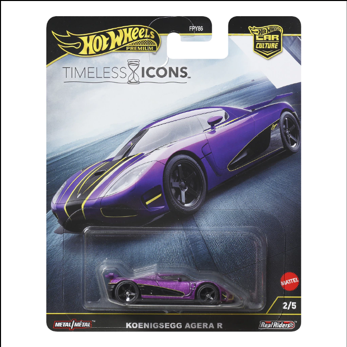 Hot Wheels Premium Car Culture Timeless, Koenigsegg, Lexus LFA