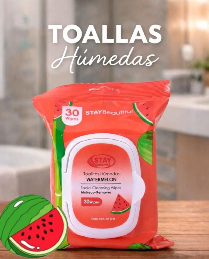 TOALLAS DESMAQUILLANTES VITAMINA C Y SANDIA PM