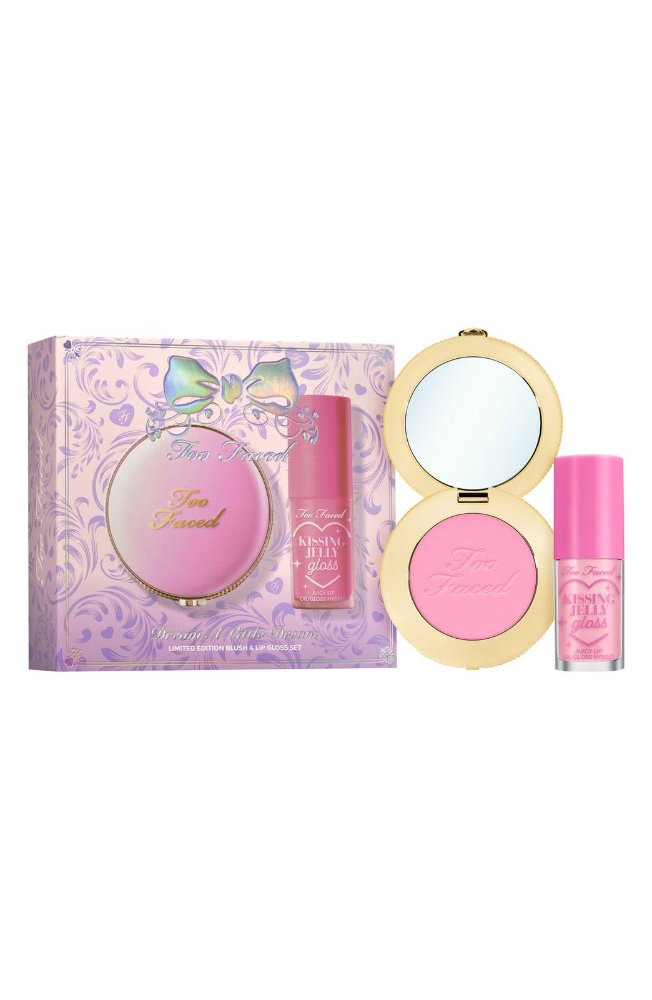 SET TOO FACED BLUSH Y GLOSS