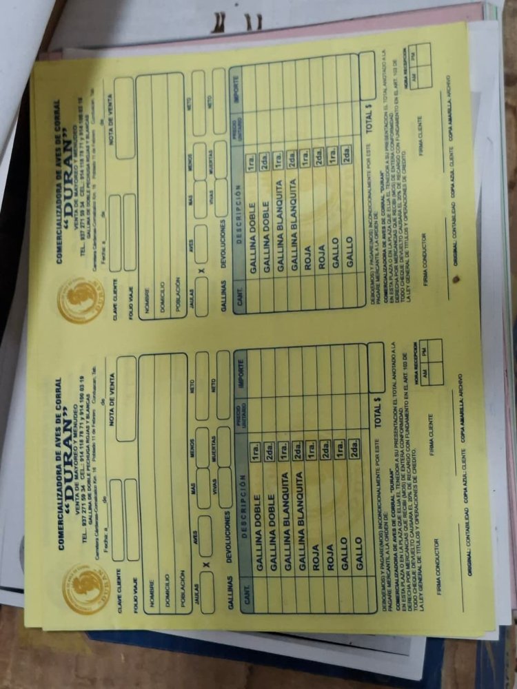 DELIVERY NOTES