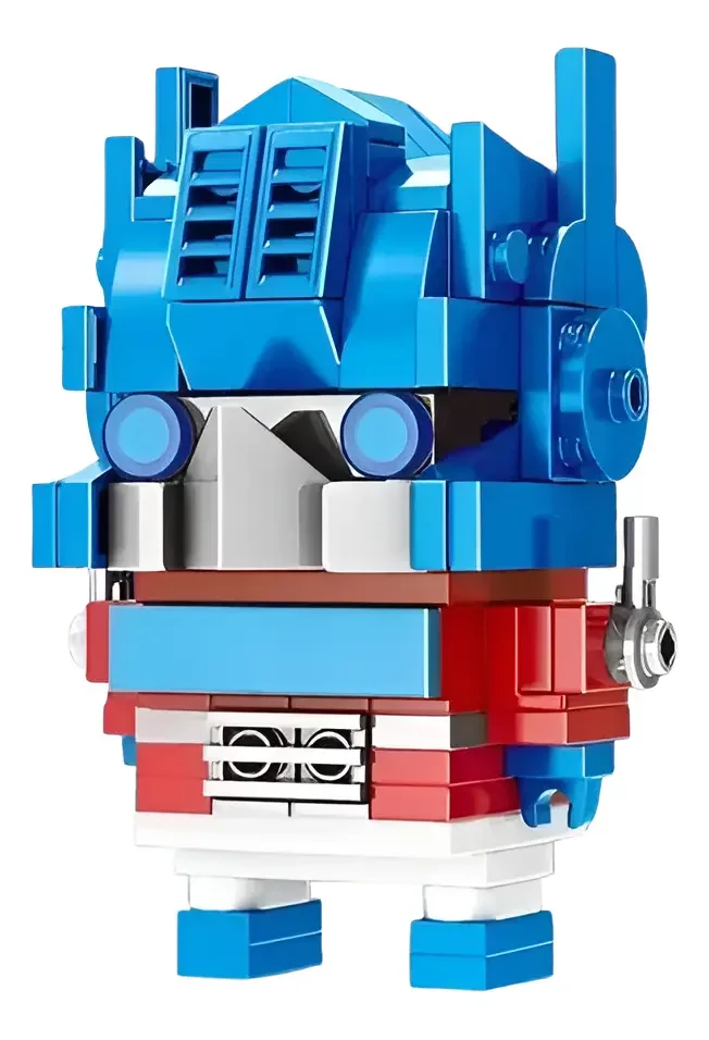 Robot Armable Bloques Mini Moc Juguete Niños - Robot clásico estilo Autobot