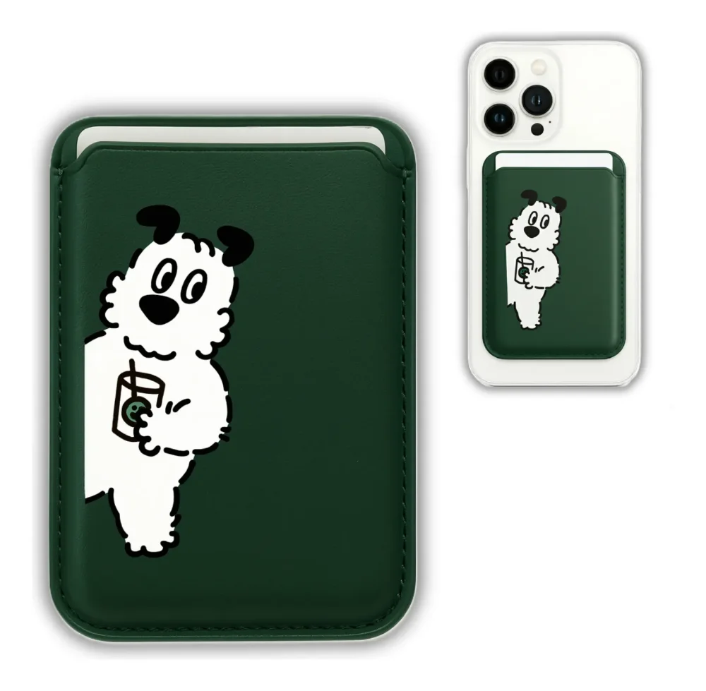 Magsafe iPhone Wallet Tarjetero Cuero Celular Ilustraciones