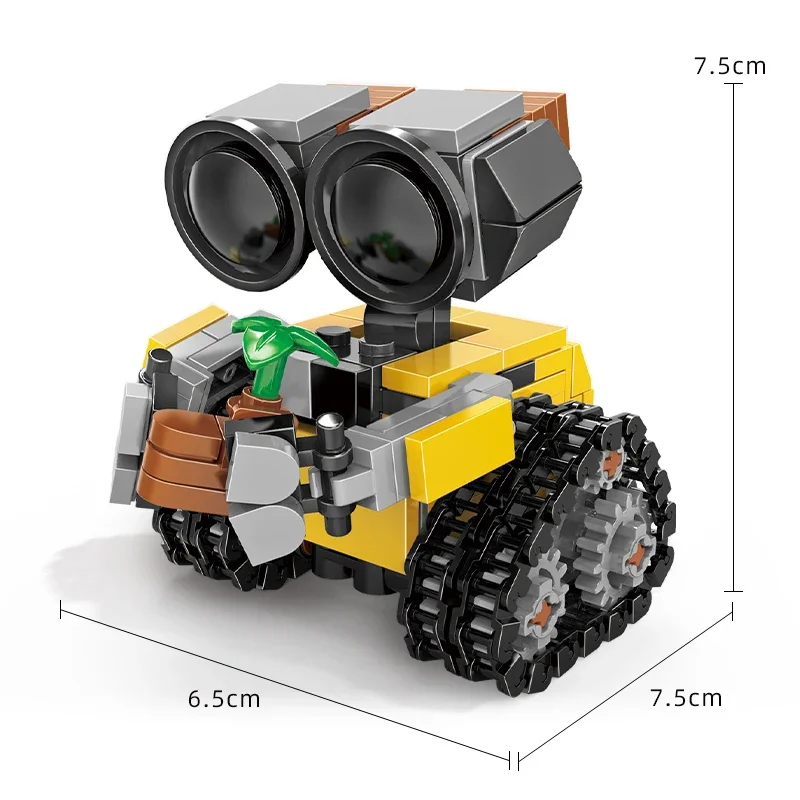 Robot Espacial Juguete Armable Bloques Moc Niños Adultos - Estilo Wall-E
