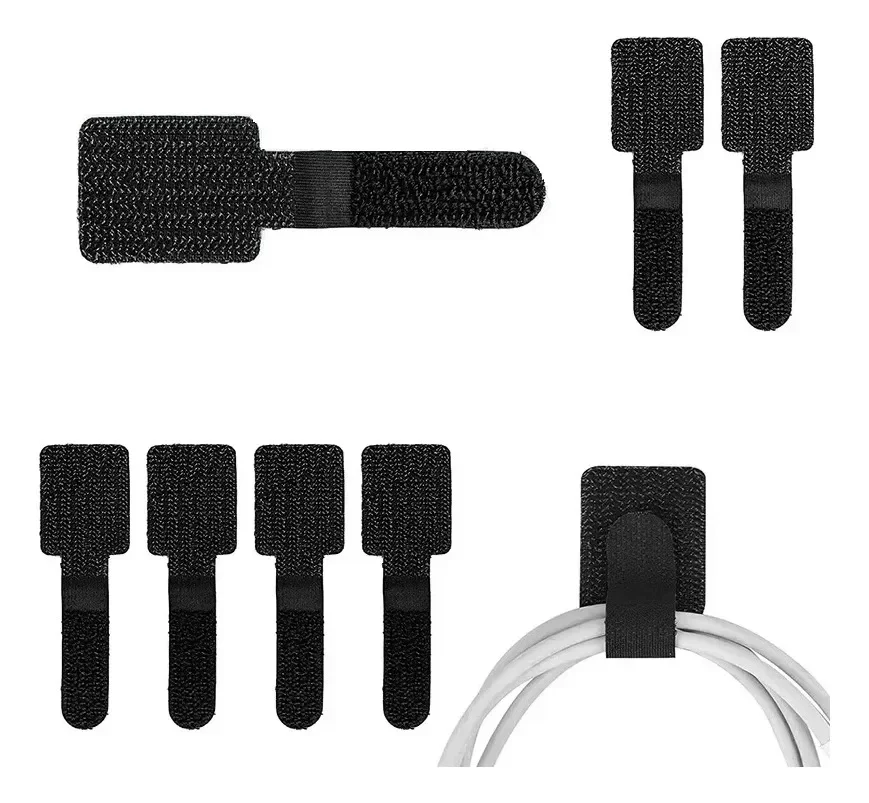 Organizador Cables Velcro Autoadhesivas Bridas Reutilizables
