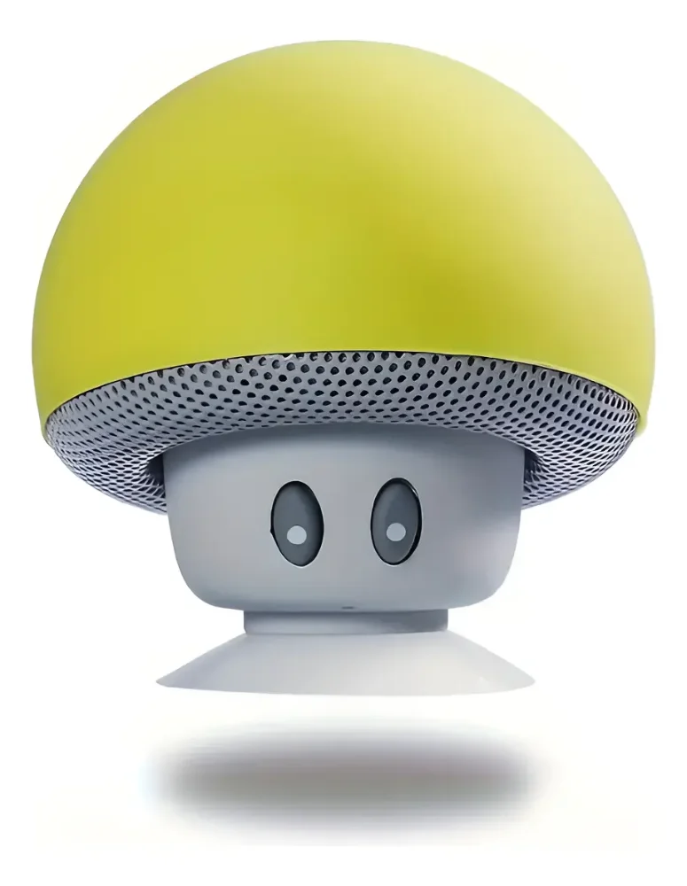 Parlante Bluetooth Portátil Hongo Mini Chupa Ventosa Soporte
