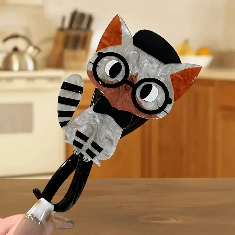 Gancho Pinzas Para El Cabello De Gato Bonito Horquilla
