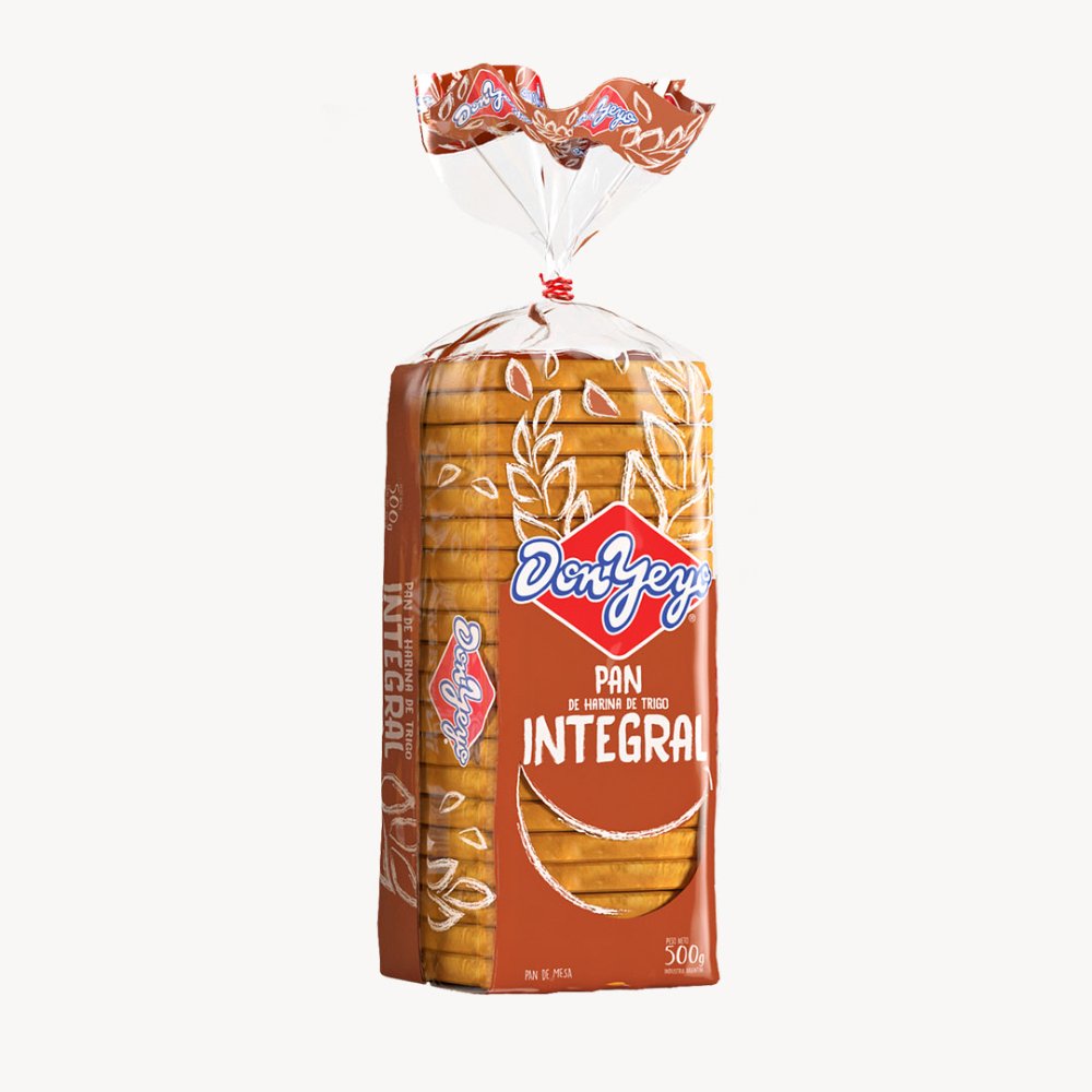 Pan Integral 500gr Don Yeyo