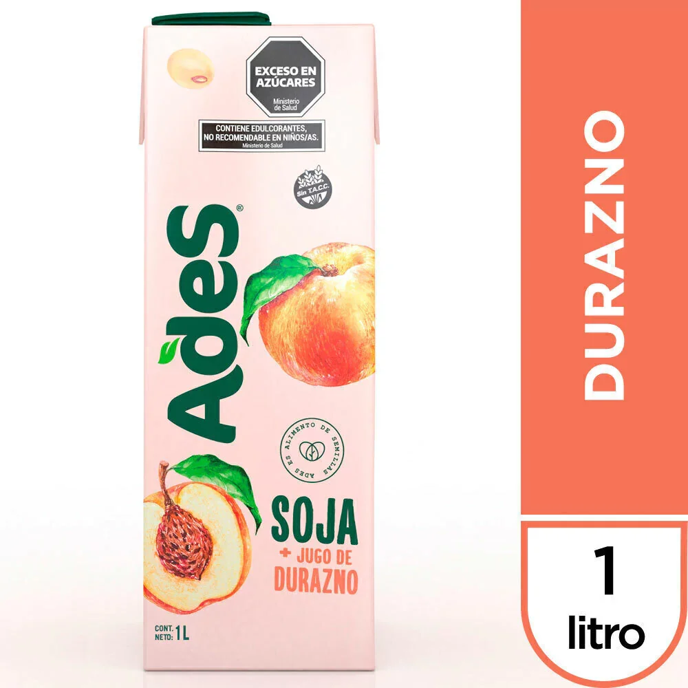 Ades durazno 1l