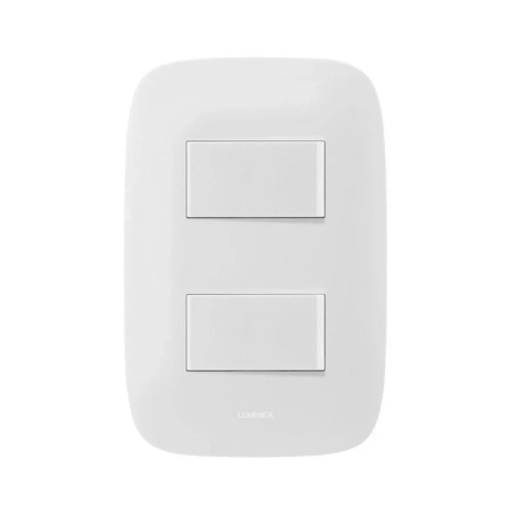 INTERRUPTOR DOBLE BLANCO GALICA