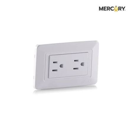 TOMACORRIENTE DOBLE P.T. BLANCO MERCURY PROMAX