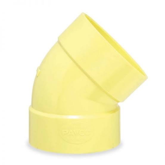 SEMICODO SANITARIO PVC 10757