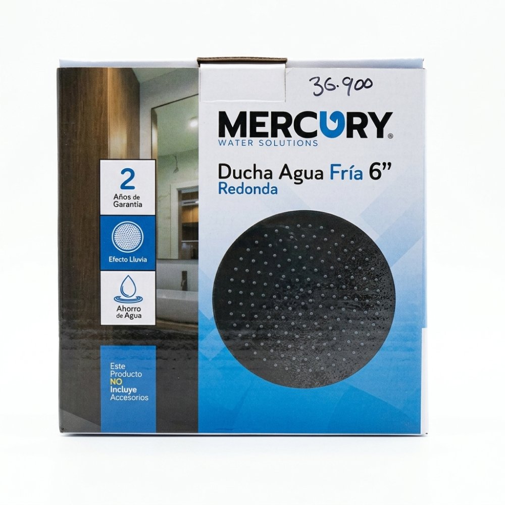 DUCHA REDONADA MERCURY - 6”