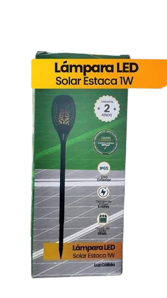 LAMPARA LED SOLAR ESTACA 1W MERCURY