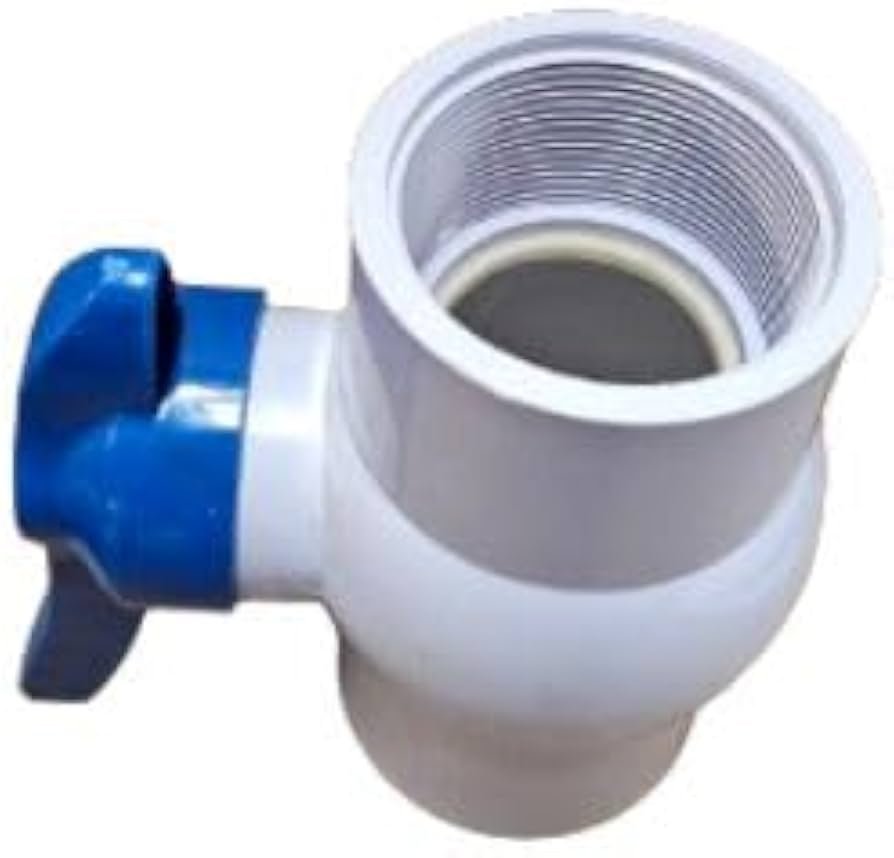VALVULA DE BOLA PVC ROSCADA AZUL
