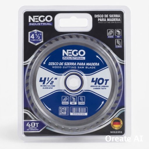 DISCO SIERRA PARA MADERA 4 1/2 NEGO INDUSTRIAL
