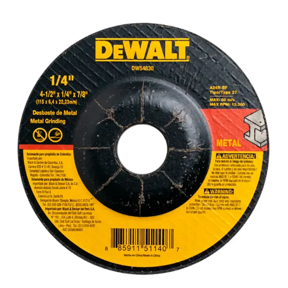 DISCO PULIR 4 1/2 DEWALT