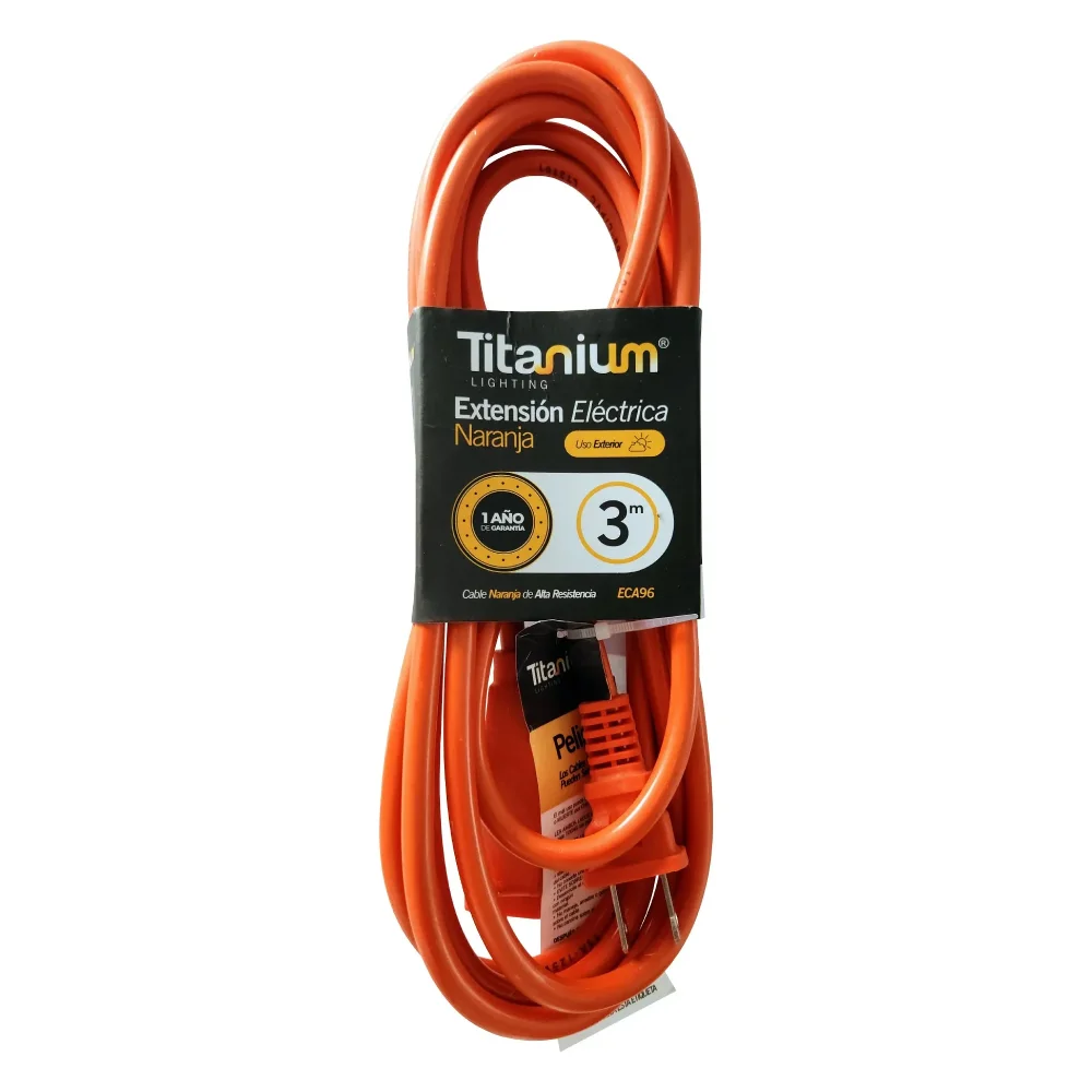 EXTENSION ELECTRICA NARANJA TITANIUM 10396