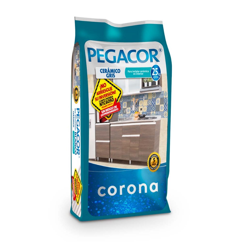 PEGACOR  GRIS CORONA