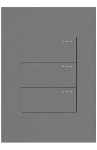 INTERRUPTOR TRIPLE GRIS LINEA PLUS MERCURY