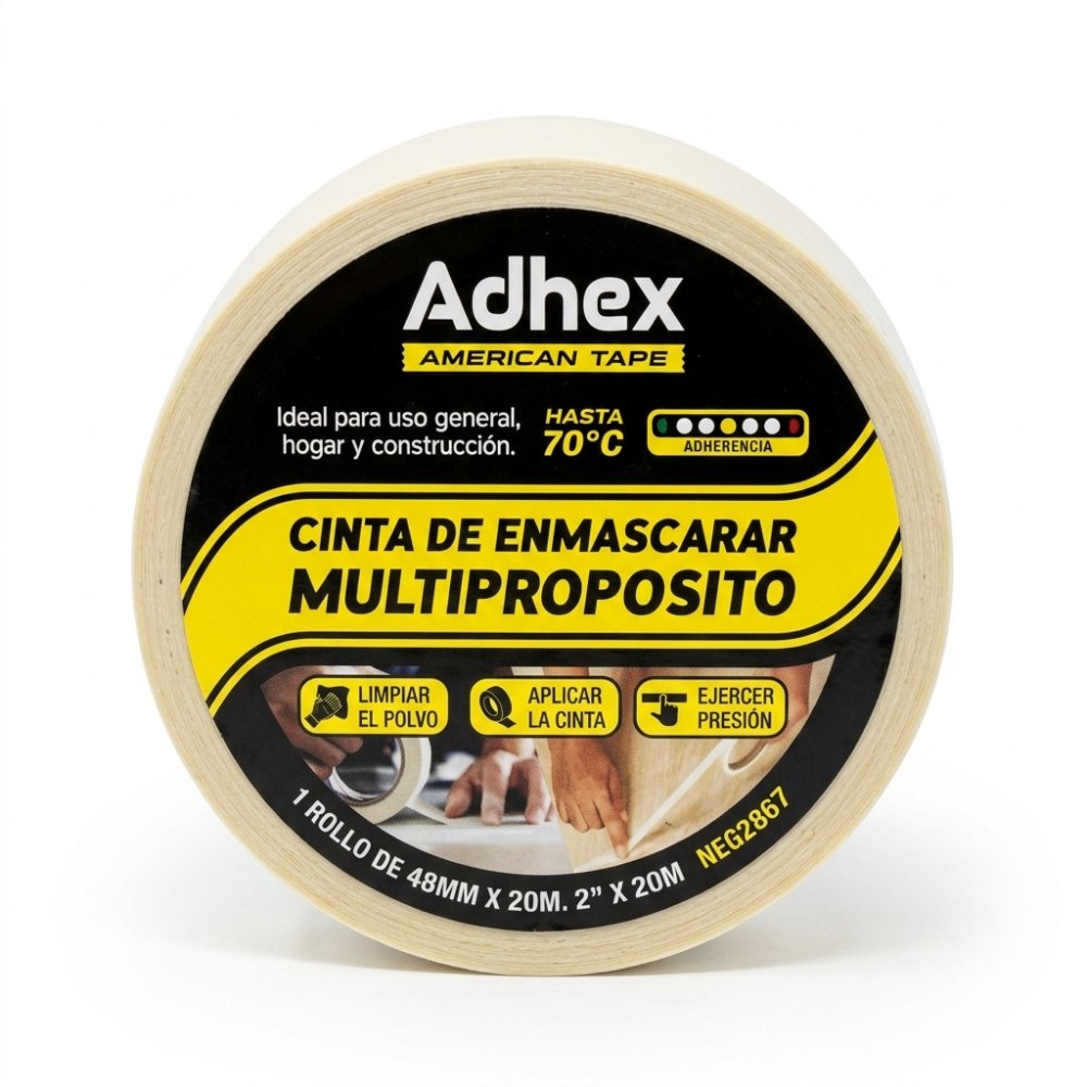 CINTA ENMASCARAR 2" 48MM X 20M ADHEX