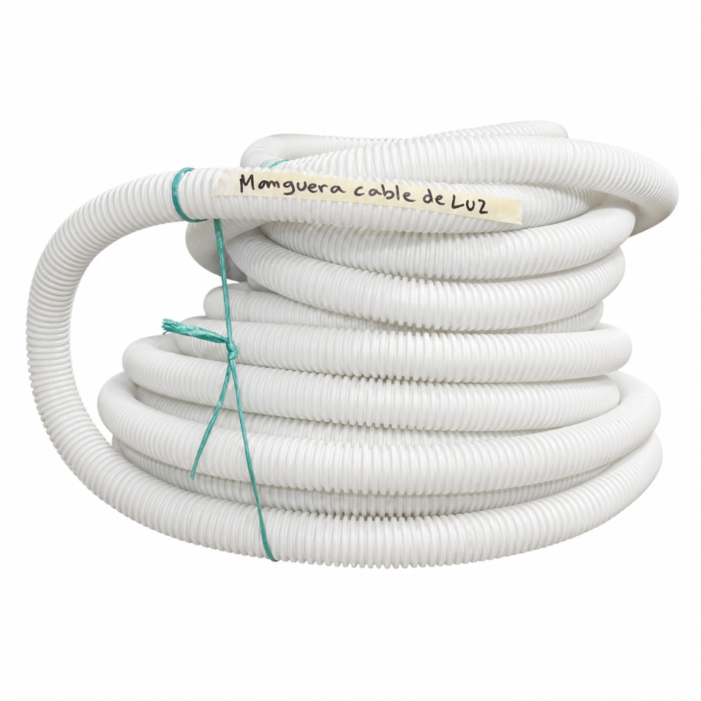 MANGUERA PARA CABLE DE LUZ BLANCA X METRO