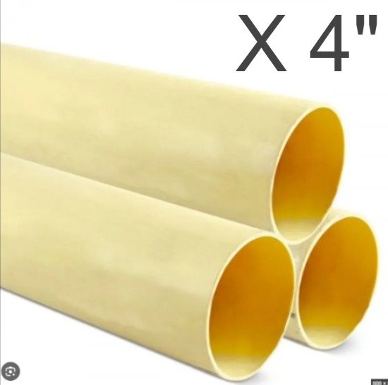 TUBO TIPO PESADO X METRO - 4”