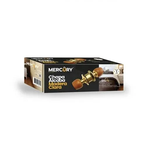 CERRADURA ALCOBA MANGO DE MADERA MERCURY