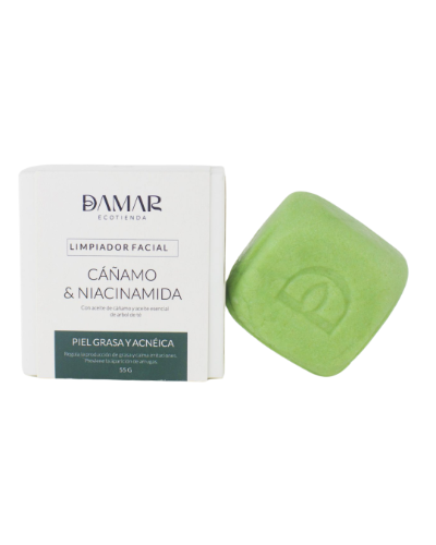 Limpiador facial piel grasa acne 55 g Damar