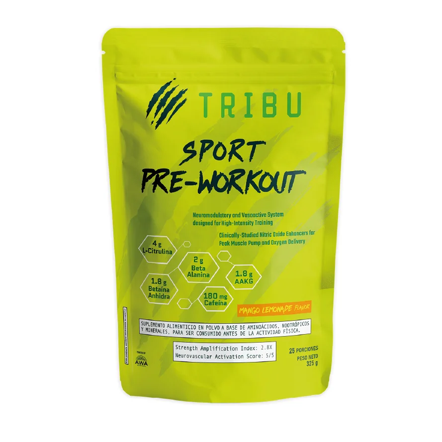 Pre workout 325 g Tribu