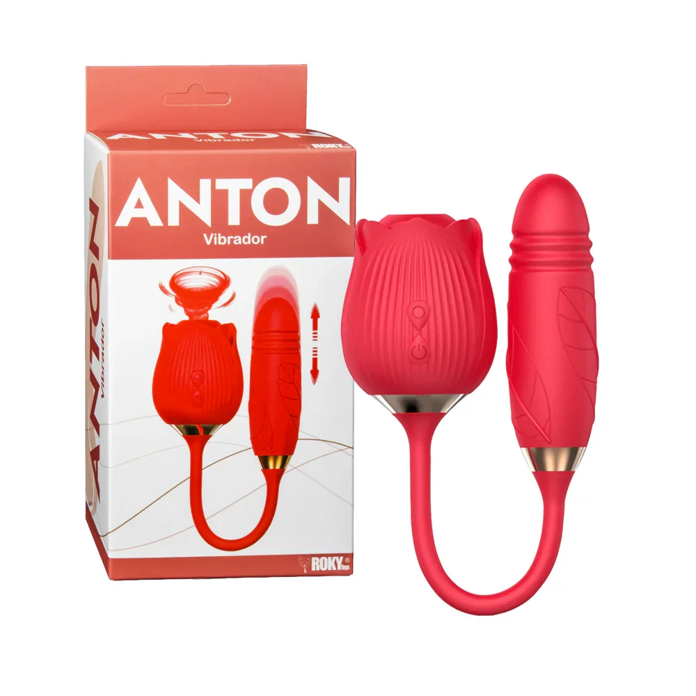 VIBRADOR ROSA SUCCIONADOR