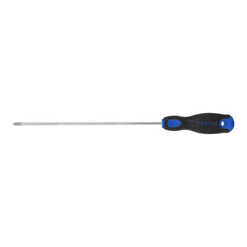 DESARMADOR DE CRUZ 1/8" x 4" MANGO COMFORT GRIP, PRETUL