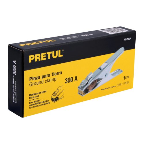 PINZA PARA TIERRA DE 300 AMPS, PRETUL