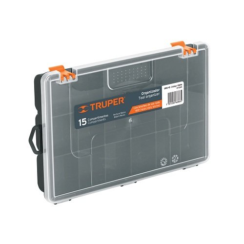 ORGANIZADOR 11 PULGADAS CON 15 COMPARTIMIENTOS, TRUPER