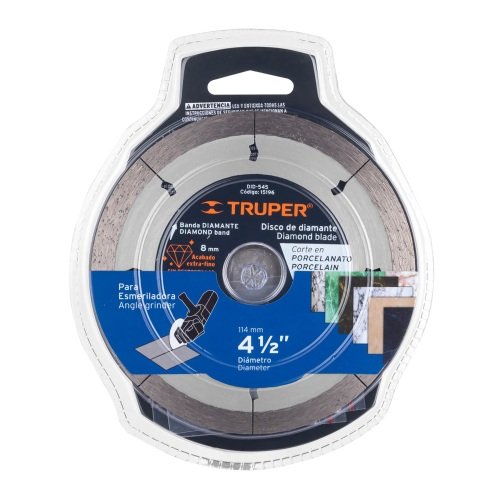 DISCO DE PORCELANATOR DE 4 1/2 TRUPER
