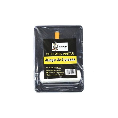 SET PARA PINTAR (BANDEJA REFORZADA, MANERAL Y FELPA) VIKINGO