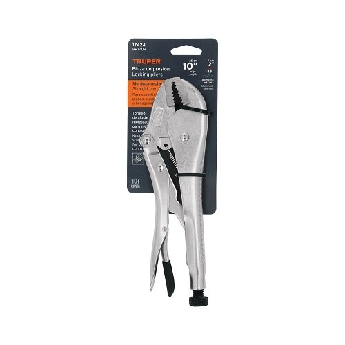 PINZA DE PRESION 10 PULG. MORDAZA RECTA, TRUPER