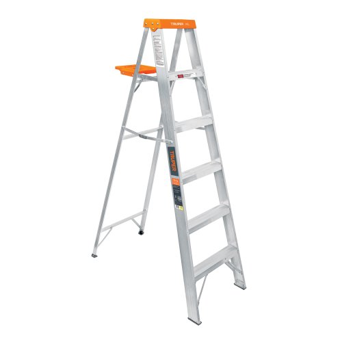 ESCALERA DE TIJERA TIPO II 5 PELDAÑOS Y BANDEJA, TRUPER