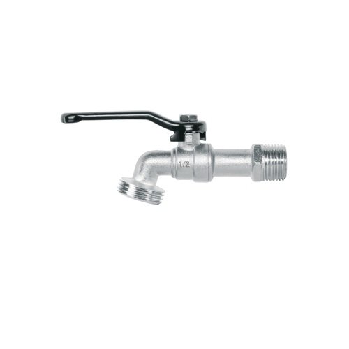 LLAVE DE ESFERA DE ZINC 1/2", 110 G, S/ADAPTADOR, PRETUL