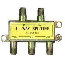SPLITTER 4 SALIDAS PARA TV FULGORE