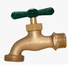 LLAVE DE CHORRO BRONCE 1/2, 16 OZ, 150WOG, USA K