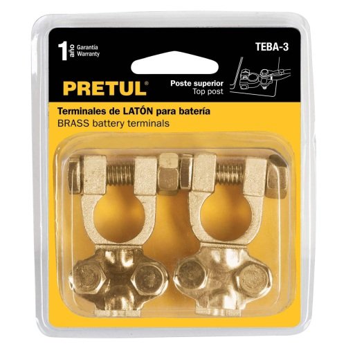 TERMINALES DE LATON PARA BATERIA, PRETUL