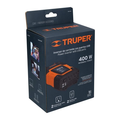 INVERSOR DE CORRIENTE 400W TRUPER