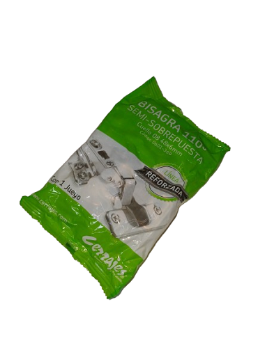 BISAGRA 110° SEMI-SOBREPUESTA