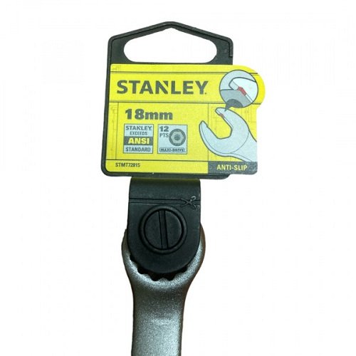LLAVE COMBINADA ANTI-SLIP 18MM 12 PUNTOS, STANLEY